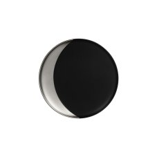 RAK Porcelain RAK Metalfusion talíř hluboký 27 cm, černostříbrný | RAK-MFMODP27SB