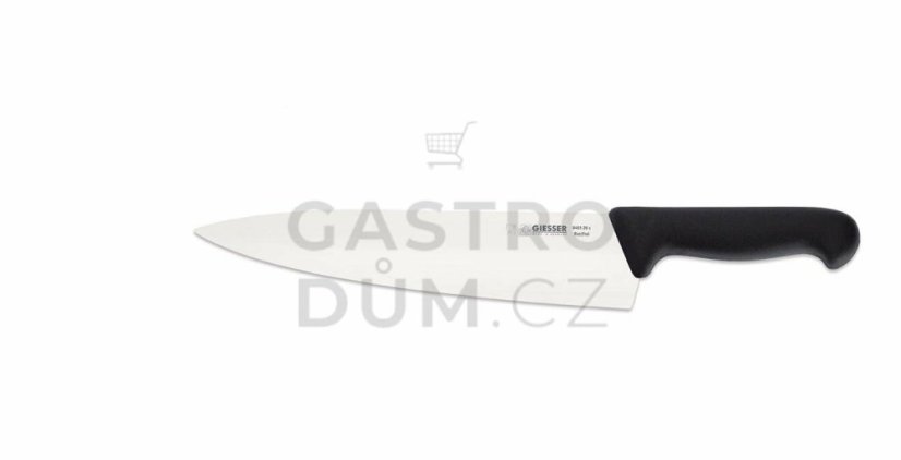 GIESSER nůž kuchařský 260 mm - černý GIESSER nůž kuchařský 260 mm - černý