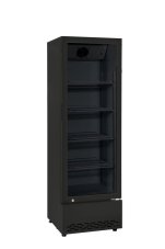 Chladící vitrína s prosklenými dveřmi, Arktic, 246L, Černá, 230V/300W, 540x600x(H)1787mm
