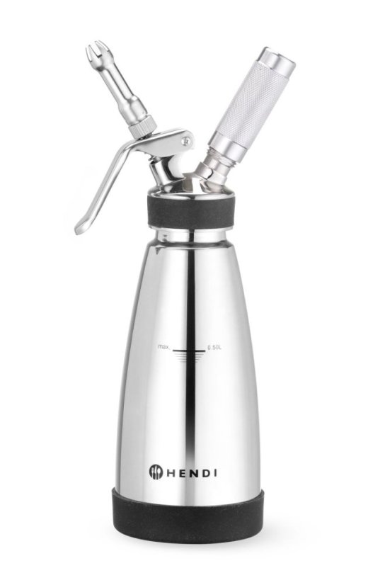 Lahev na šlehačku i teplé omáčky, HENDI, 0,5L, ⌀95x(H)275mm