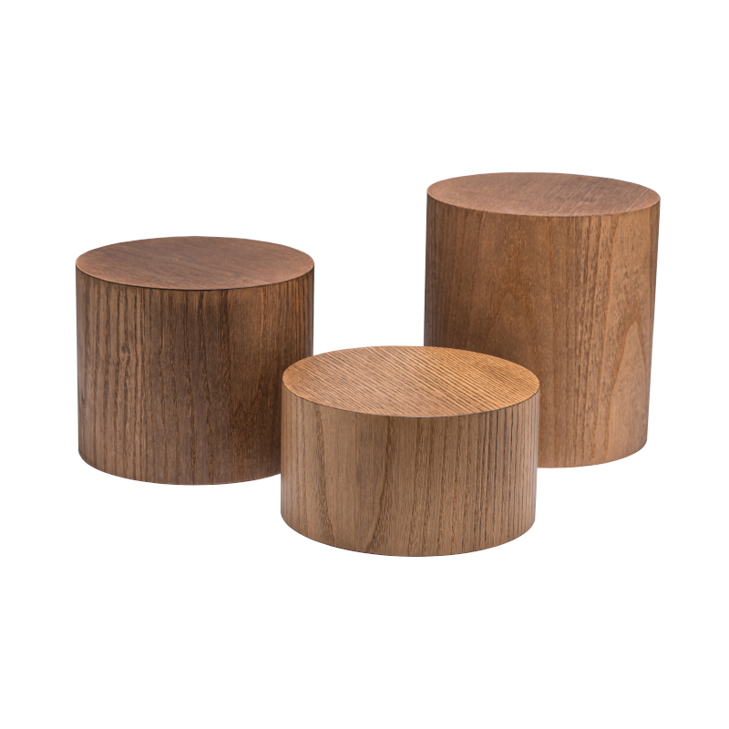TOMGAST Podstavec kulatý dřevěný, pr. 223 mm, v: 60 mm, jasan
