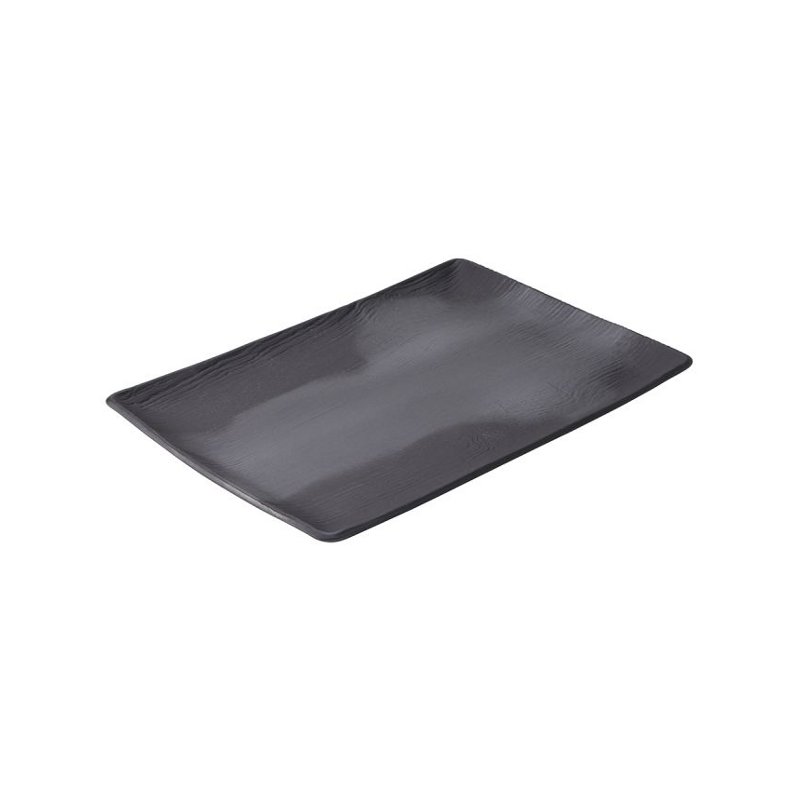 Revol Arborescence talíř obdélný 32 × 23 cm – liquorice | REV-648308