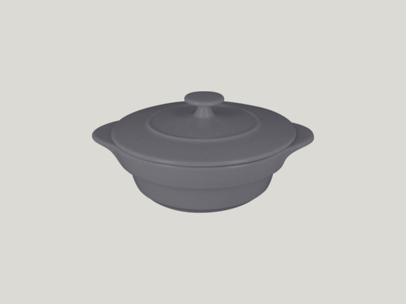RAK Porcelain RAK Chef's Fusion hrnec s poklicí pr. 16 cm, šedý | RAK-CFRD16GY