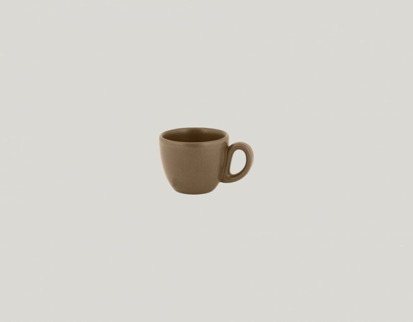 RAK Porcelain RAK Genesis šálek na espresso 8 cl, hnědá | RAK-GN116C08CR
