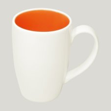 RAK Porcelain RAK Samba hrnek flora 30 cl, oranžová | RAK-BAFMG30PD3