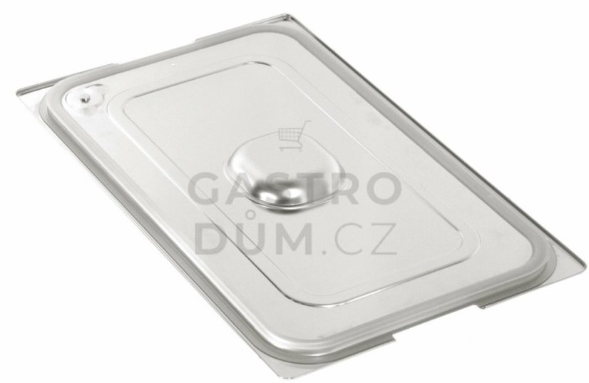 Gastronorm víko GN 1/2 nerez s těsněním, výsek pro ucha