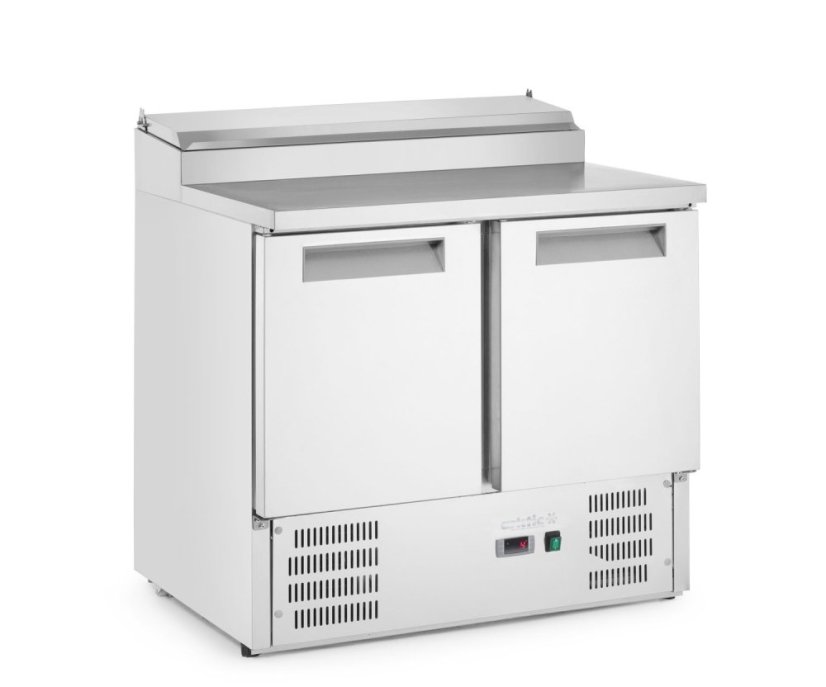 Dvoudveřový chladicí stůl s nástavcem, Arktic, 146L, 230V/143W, 700x900x(H)990mm