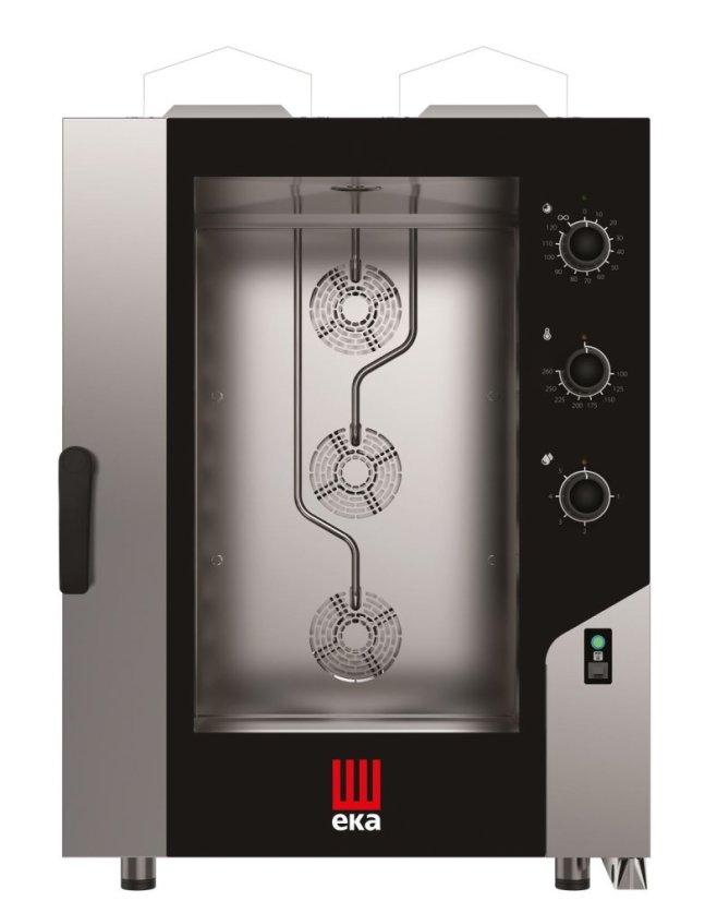 Konvektomat Millennial Smart Bakery, 10x600x400 mm - ovládaná elektromechanicky, plynová, Tecnoeka, 230V/700W, 18kW, 850x1041x(H)1231mm Konvektomat Millennial Smart Bakery, 10x600x400 mm - ovládaná elektromechanicky, plynová, Tecnoeka, 230V/700W, 18kW, 850x1041x(H)1231mm