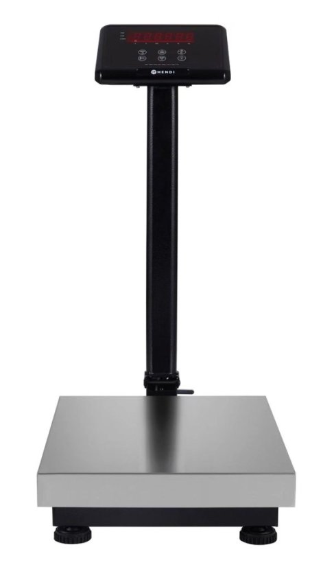 Skládací skladová váha, HENDI, Černá, 390x661x(H)819mm