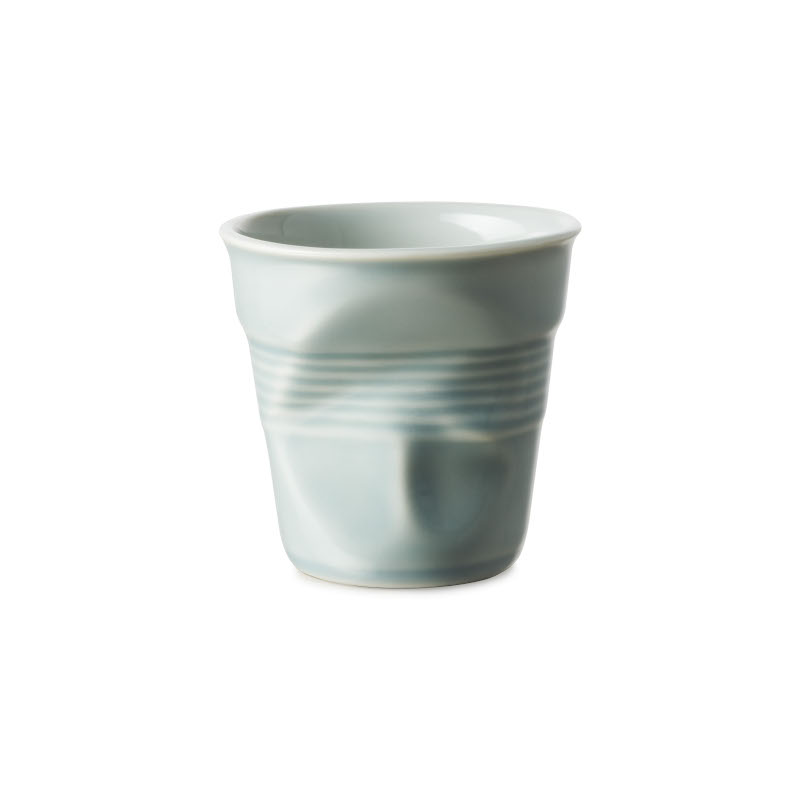 Revol Froissés pohárek 80 ml, světlé modrý