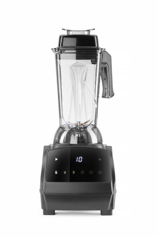 Digitální stolní mixér bez obsahu BPA, HENDI, 2,5L, Černá, 230V/1680W, 220x240x(H)535mm