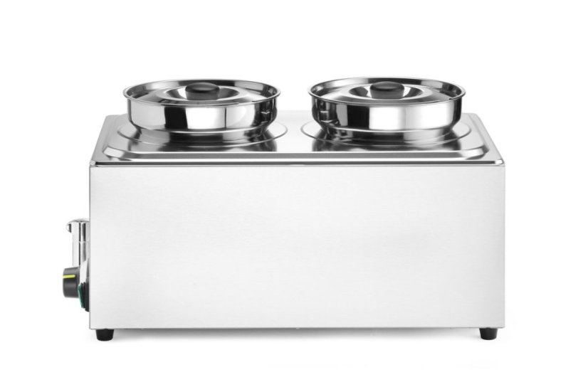 Sada: Bain-marie Ranger + 2x 4L nádoba s víkem, HENDI, GN (H)150mm, 8L, 230V/1000W, 604x332x(H)315mm