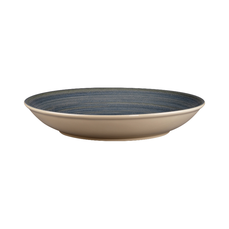 RAK Porcelain RAK Spot talíř hluboký 26 cm, šedomodrý | RAK-SJDBUBC26