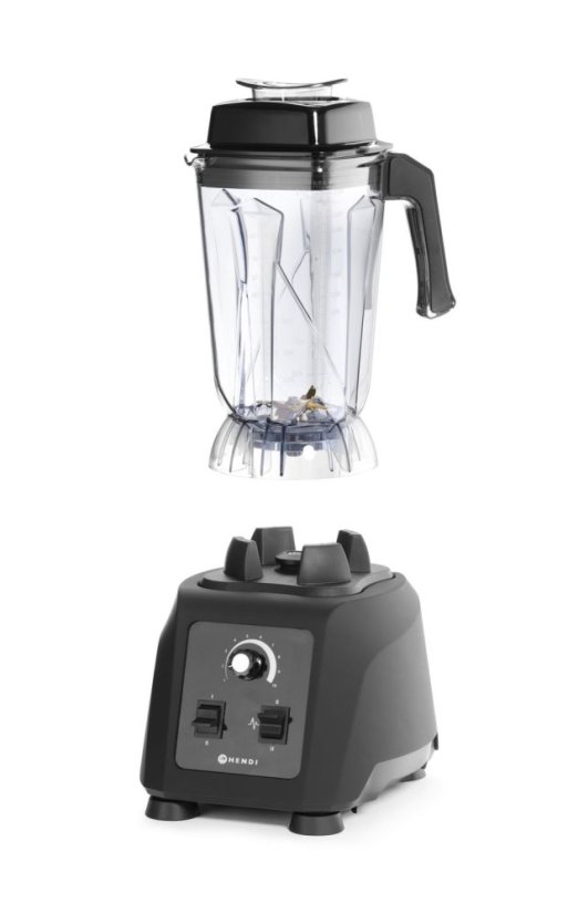 Barový mixér, HENDI, 2,5L, Černá, 230V/1680W, 320x250x(H)532mm