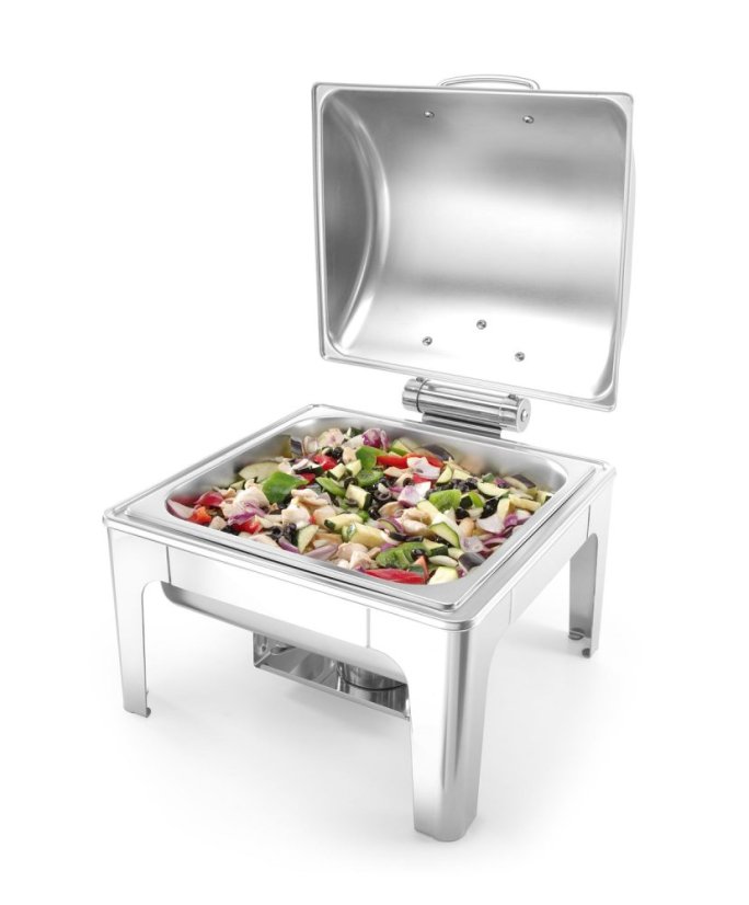 Chafing GN 2/3 vysoký lesk, HENDI, Profi Line, 6L, 395x405x(H)320mm