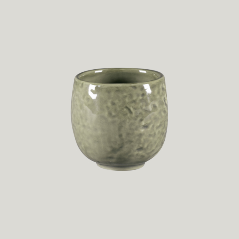 RAK Porcelain Krush šálek bez ucha 10 cl, šedý