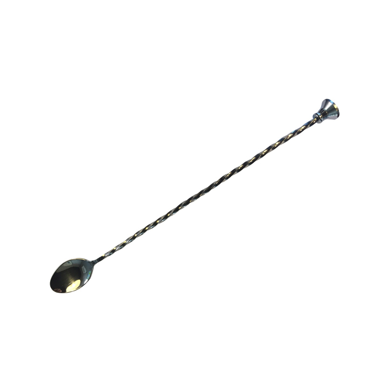 TOMGAST Lžička barmanská s drtítkem 30 cm, nerez