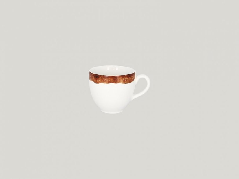 RAK Porcelain RAK Woodart šálek na kávu 28 cl – světle hnědá | RAK-WDCLCU28TB