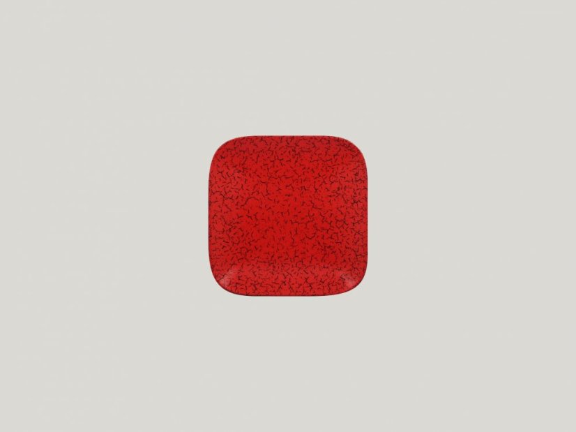 RAK Porcelain RAK Ruby talíř čtvercový 15 × 15 cm – červená | RAK-RBAUSP15