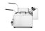 Ruční fritéza s vypouštěcím kohoutem, 2 × 8 l, HENDI, Profi Line, 16L, 230V/7000W, 610x515x(H)369mm