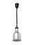 Výškově nastavitelná ohřívací lampa válcová, HENDI, Stříbrná, 230V/375W, ⌀175x(H)250mm
