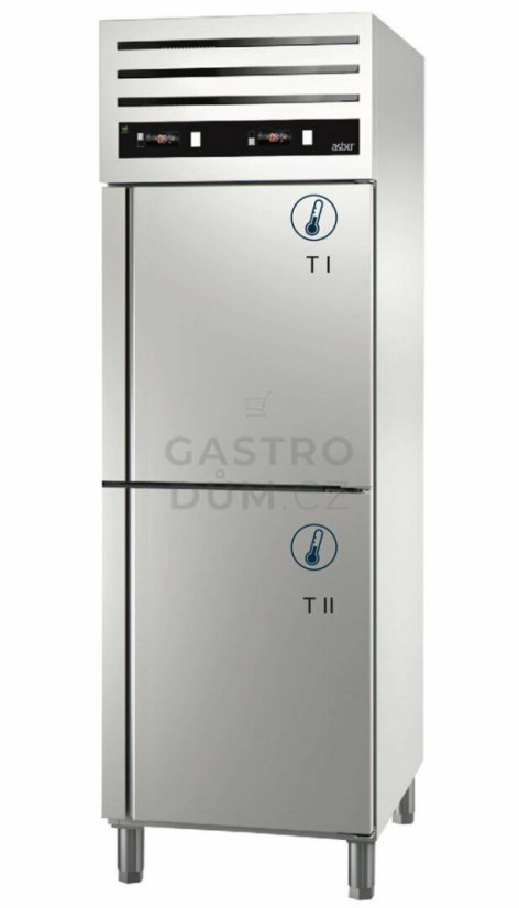 Asber chladící skříň dělená GCPZ-702/2R (+/+) pravé