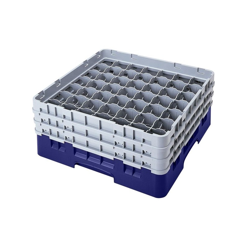 Cambro Koš Camrack 49 pozic, výška sklenice 9 cm - Modrá