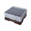 Cambro Koš Camrack 49 pozic, výška sklenice 17,4 cm - Hnědá