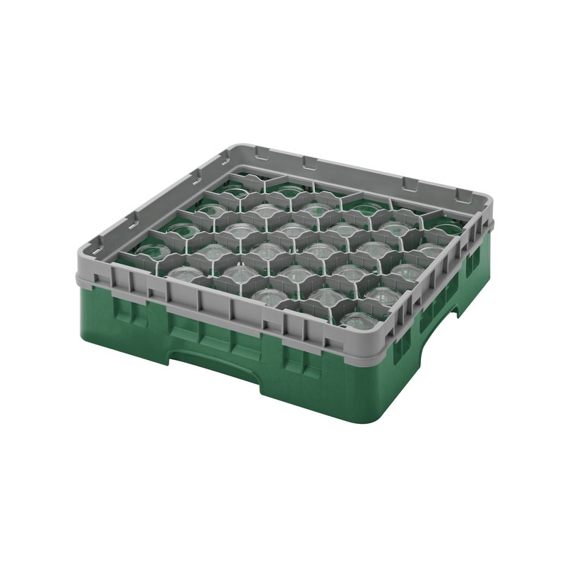 Cambro Koš Camrack 30 pozic, výška sklenice 13,2 cm - Zelená