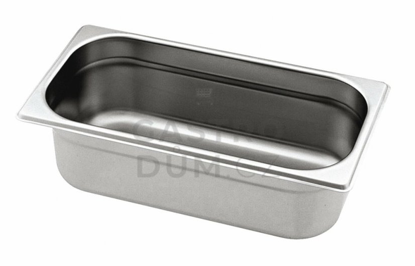 Gastronorm GN 1/3 (h=150 mm) nerezová plná s uchy