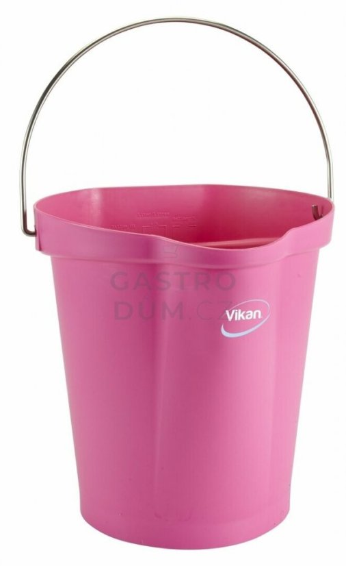 Vikan vědro 12 litrů - růžová