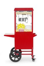 Popcornovač s vozíkem, HENDI, Červená, 230V/1155W, 940x510x(H)1553mm