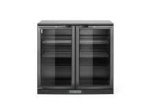 Dvoudveřová chladnička do baru, Arktic, 158L, Černá, 220-240V/160W, 900x530x(H)870mm