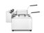 Ruční fritéza, 2 × 8 l, HENDI, Profi Line, 16L, 230V/7000W, 605x460x(H)369mm