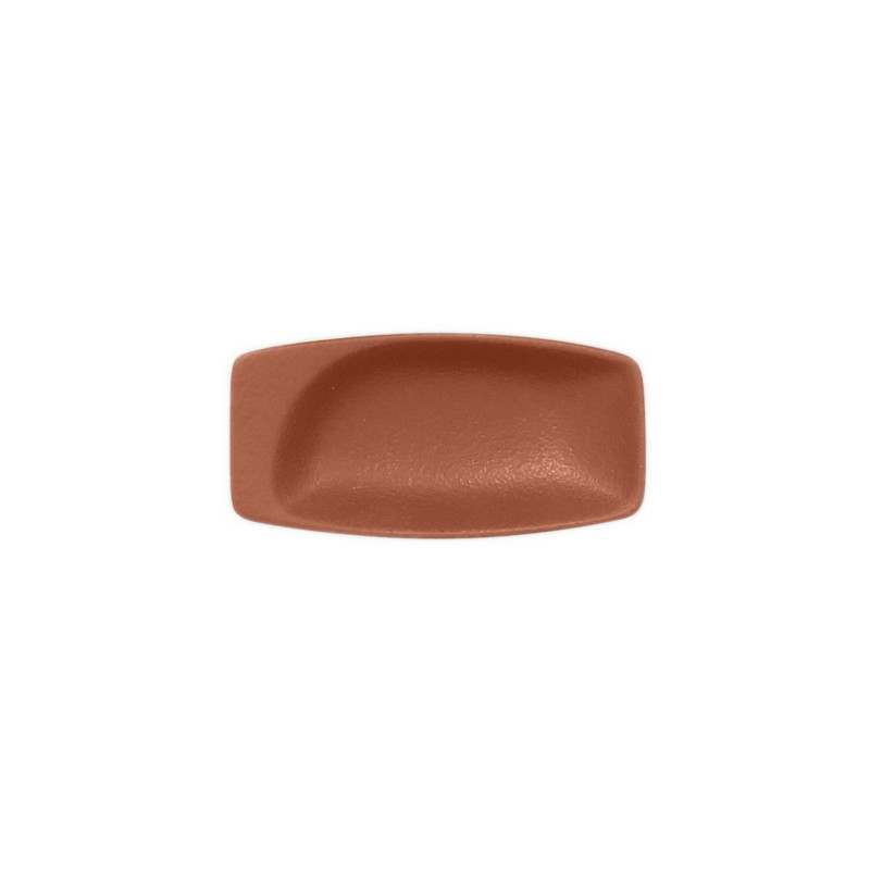 RAK Porcelain RAK Talíř obdélný 11 × 5,5 cm, hnědá | RAK-NFMZMR11BW
