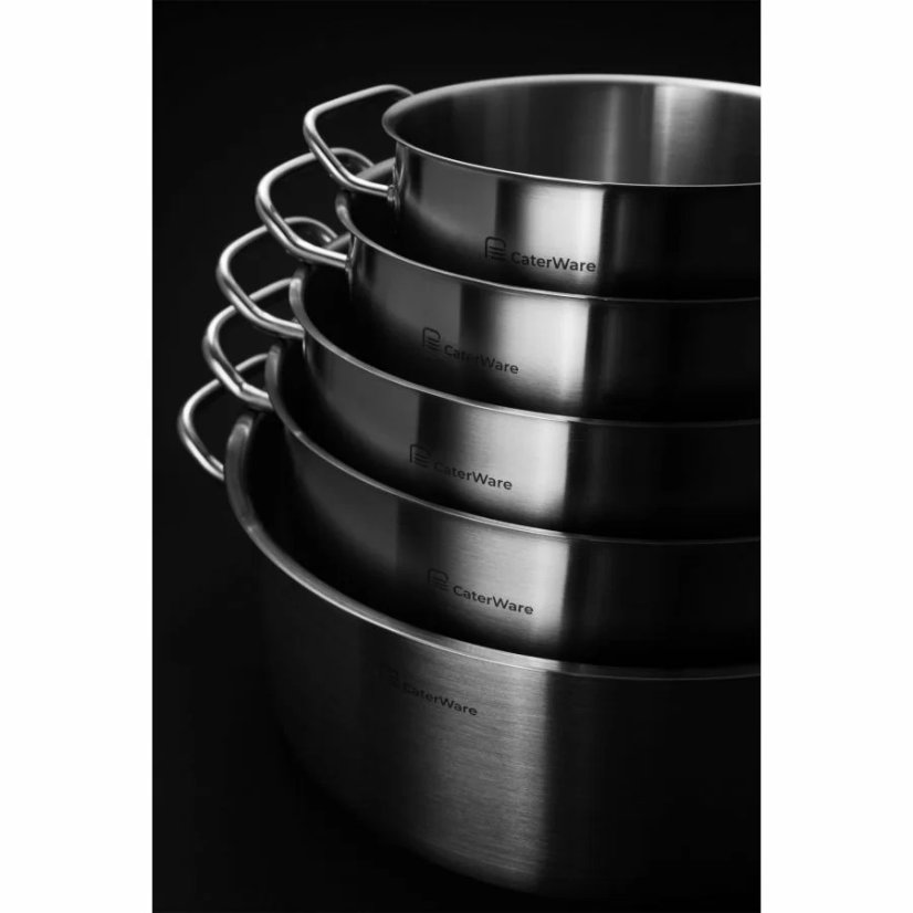Kastrol nízký CaterWare, nerez. 5 l, pr. 24 cm