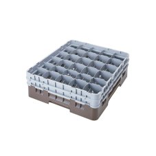 Cambro Koš Camrack 30 pozic, výška sklenice 13,2 cm - Hnědá