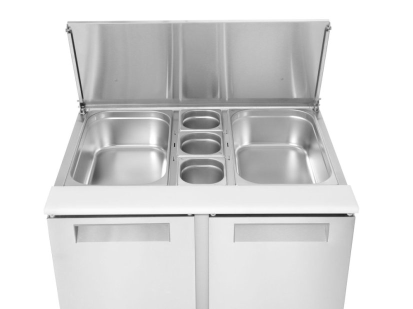 Saladety chladící stoly s odklápěcím víkem, Arktic, 146L, 230V/145W, 700x900x(H)860mm