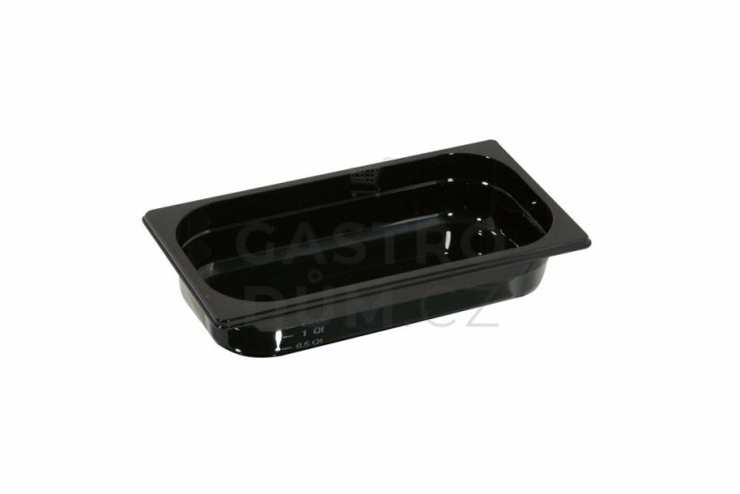 Gastronorm GN 1/3 (h=65 mm) polykarbonát černý