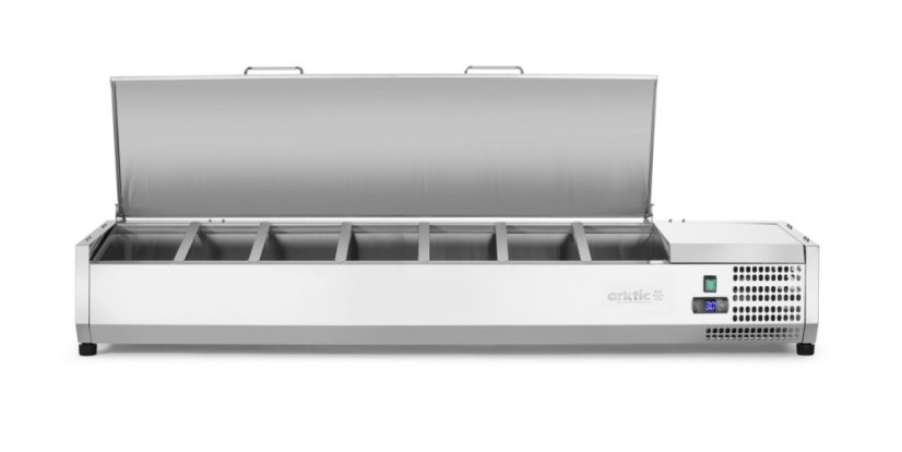 Chladicí zásobník GN 1/3, Arktic, 7x GN1/3, GN 1/3, 42L, 230V/180W, 420x1605x(H)630mm
