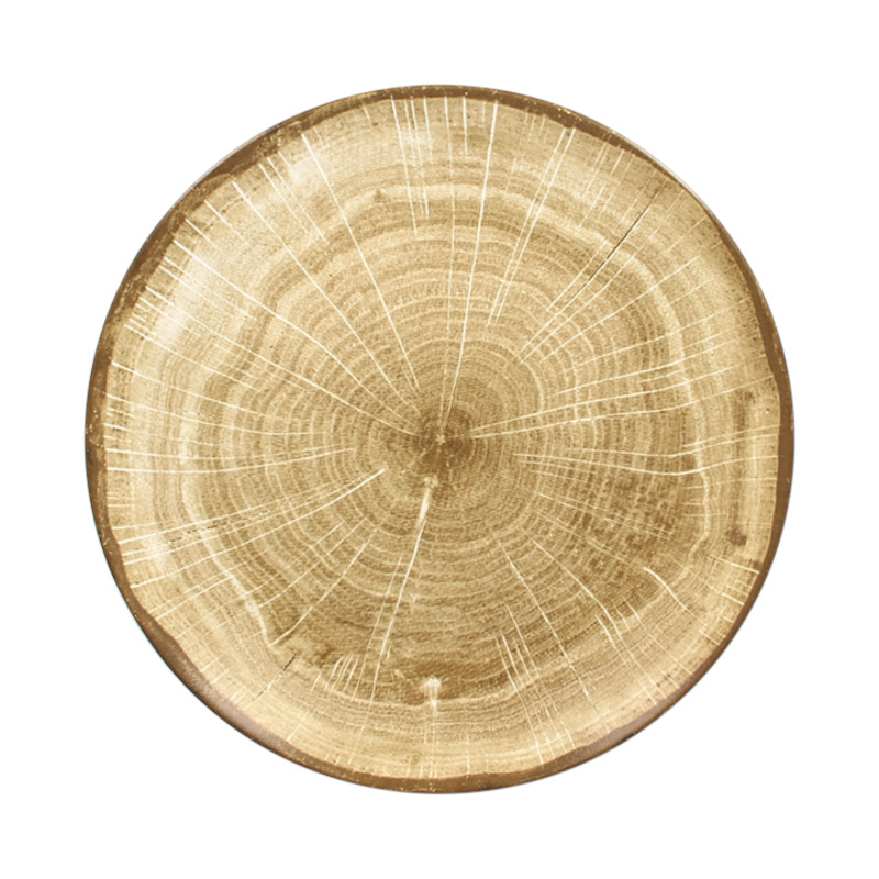 RAK Porcelain RAK Woodart talíř mělký coupe 29 cm – mechově zelená | RAK-WDNNPR29MG