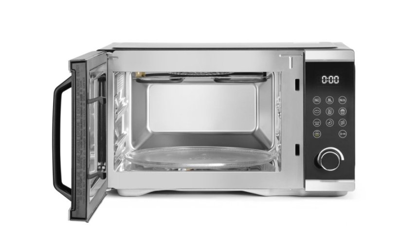 Mikrovlnná trouba s funkcí air fryer., HENDI, 26,4L, Černá, 230-240V/1500W, 523x451x(H)300mm