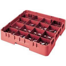 Cambro Koš Camrack 16 pozic, výška sklenice 19,4 cm - Červená