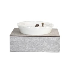 TOMGAST Chladicí box na jogurt GN 1/2, dekor beton