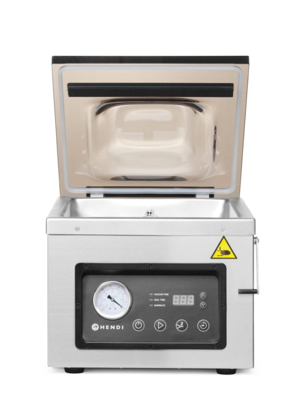Vakuovací komora, HENDI, Profi Line, těsnicí lišta 300 mm, 230V/950W, 367x425x(H)364mm