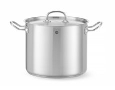 Vysoký hrnec s poklicí, HENDI, Kitchen Line, 9L, ⌀240x(H)200mm