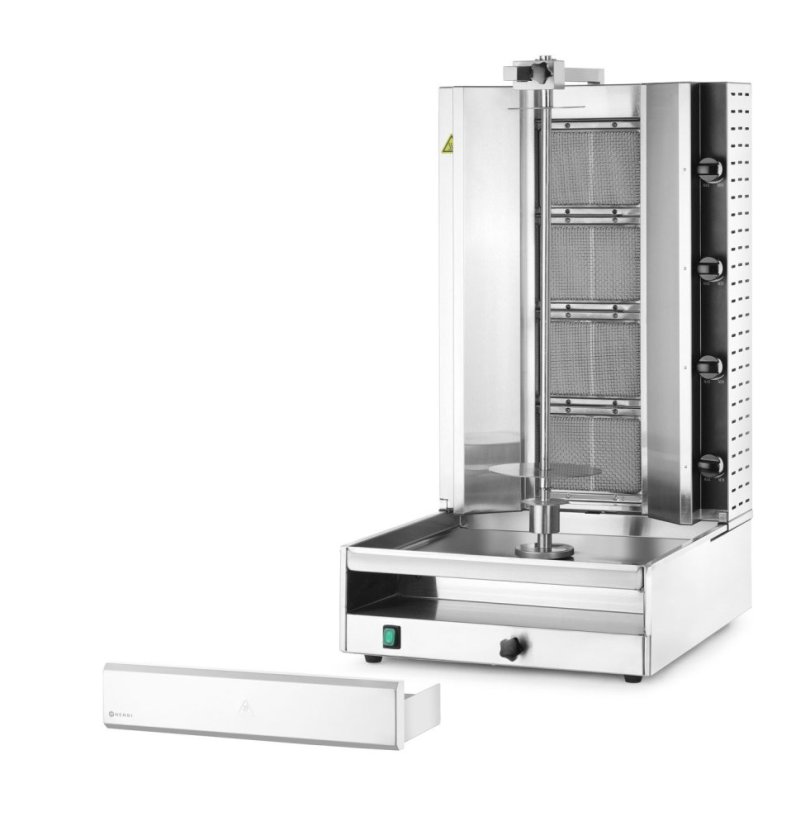 Plynový gril na kebab, HENDI, 230V/13200W, 13,2kW, 537x639x(H)1013mm