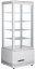 Chlazená skříň displeje, 98 l, Arktic, bílá, 230V/210W, 444x397x(H)1100mm