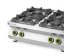Plynový sporák se 4 hořáky Kuchyňská linka - stolní, HENDI, Kitchen Line, 19kW, 800x700x(H)310mm