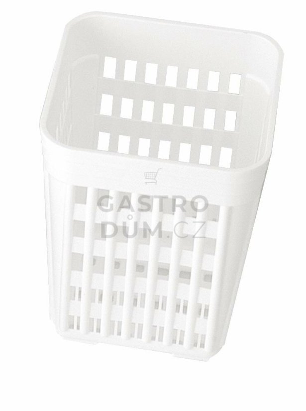 OEM košík na příbory - hranatý bílá